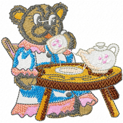 Teddy Embroidery Design 3